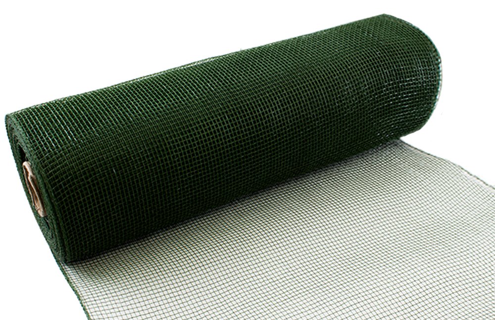 Eleganza Deco Mesh 25cm x 9.1m Sage Green No.51, Synthetic Material, 25 cm x 9.1 m