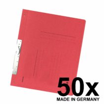FALKEN Pendular Pendel Bottom-Up Flat Files without Index Slots A4, 250g - Red, Pack 50