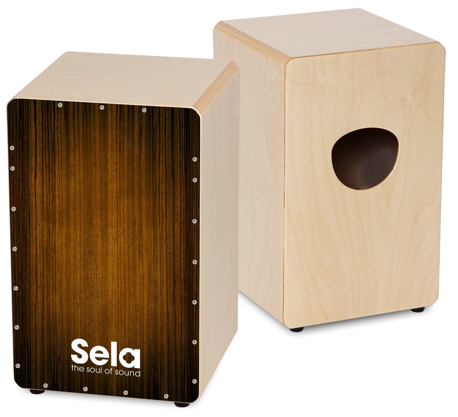 Sela SE 141 IT Varios Brown Cajon Set including backpack, cajon pad, Italian cajon method, CD and DVD - Image 4