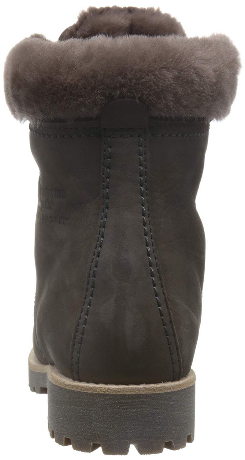 Panama Jack Women's Panama 03 Igloo Combat Boots, Grey (B20 Nobuck Gris), 5 UK, Grey B20 Nobuck Gris - Image 3