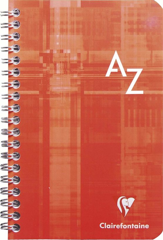 Clairefontaine 8148C - Wirebound Indexed Notebook, A4, 180 pages, 90 g, Séyès, laminated cover, Random Colour - Image 2