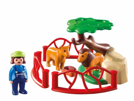 Playmobil 9378 1.2.3 Lion Enclosure with Cave - Image 2