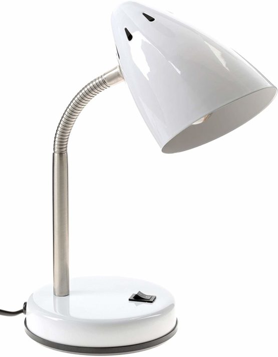 Premier Housewares Bedside Table Lamp Lime Green Desk Lamps Metal Reading Light Spot Light Book Light Desk Lamp - Lime Green 53 x 80 x 52 cm - Image 2