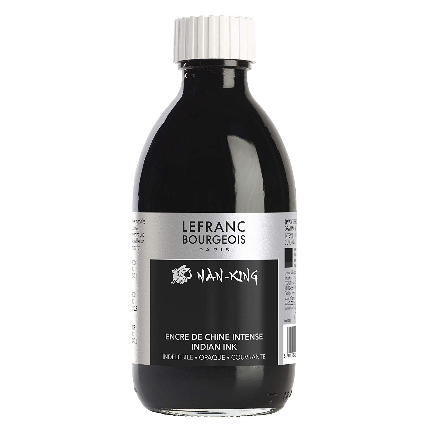 Lefranc & Bourgeois Nan King Calligraphy and Drawing Ink 250ml - Kalligrafie - und Zeichentusche Black, 250 ml