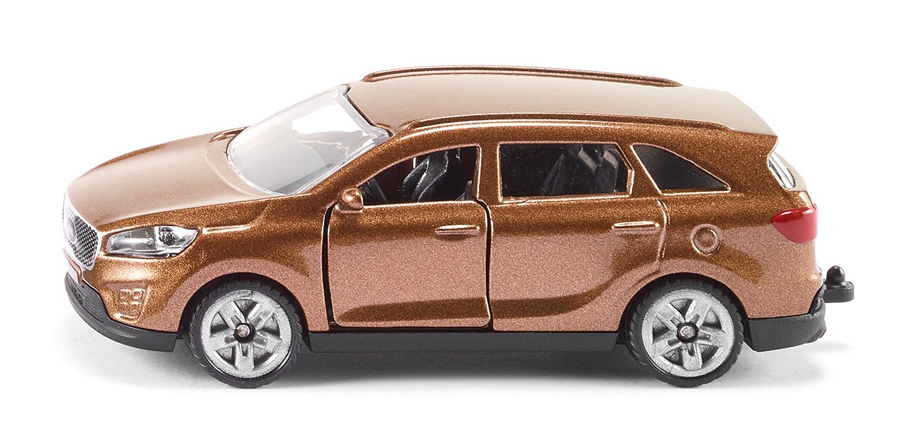 siku 1489, Kia Sorento, Metal,Plastic, Brown, Opening doors, Trailer hitch, 85 x 34 x 29 mm