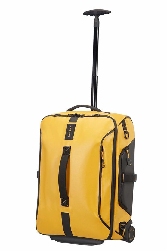 Samsonite Paradiver Light - Travel Duffle/Backpack with 2 Wheels S, 55 cm, 51 L, Yellow - Image 4