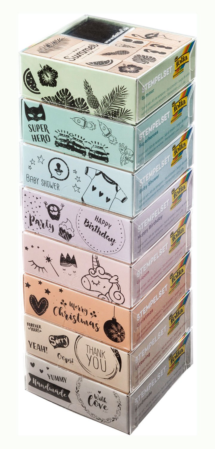 Folia 31104 Wooden Stamp Set - Image 2