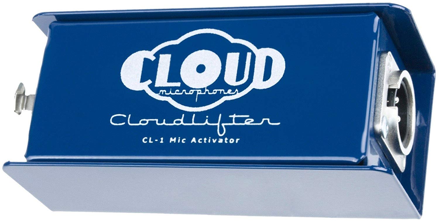 Cloud Microphones - Cloudlifter CL-1 Mic Activator - Ultra-Clean Microphone Preamp Gain - USA Made, Blue