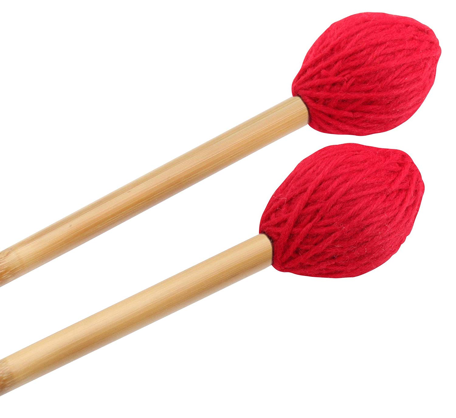 XDrum MM1M Xylophone/Vibraphone Mallets Medium Rattan Pair - Image 2
