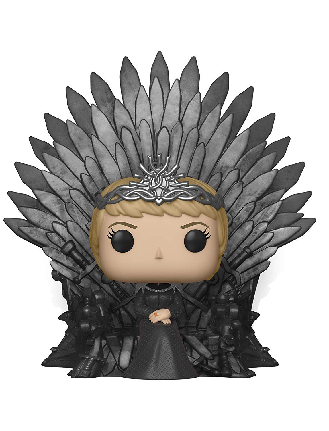 Funko POP! Deluxe: Game 0: Cersei Lannister Sitting on Iron Throne Collectible Figure, Game Of Thrones