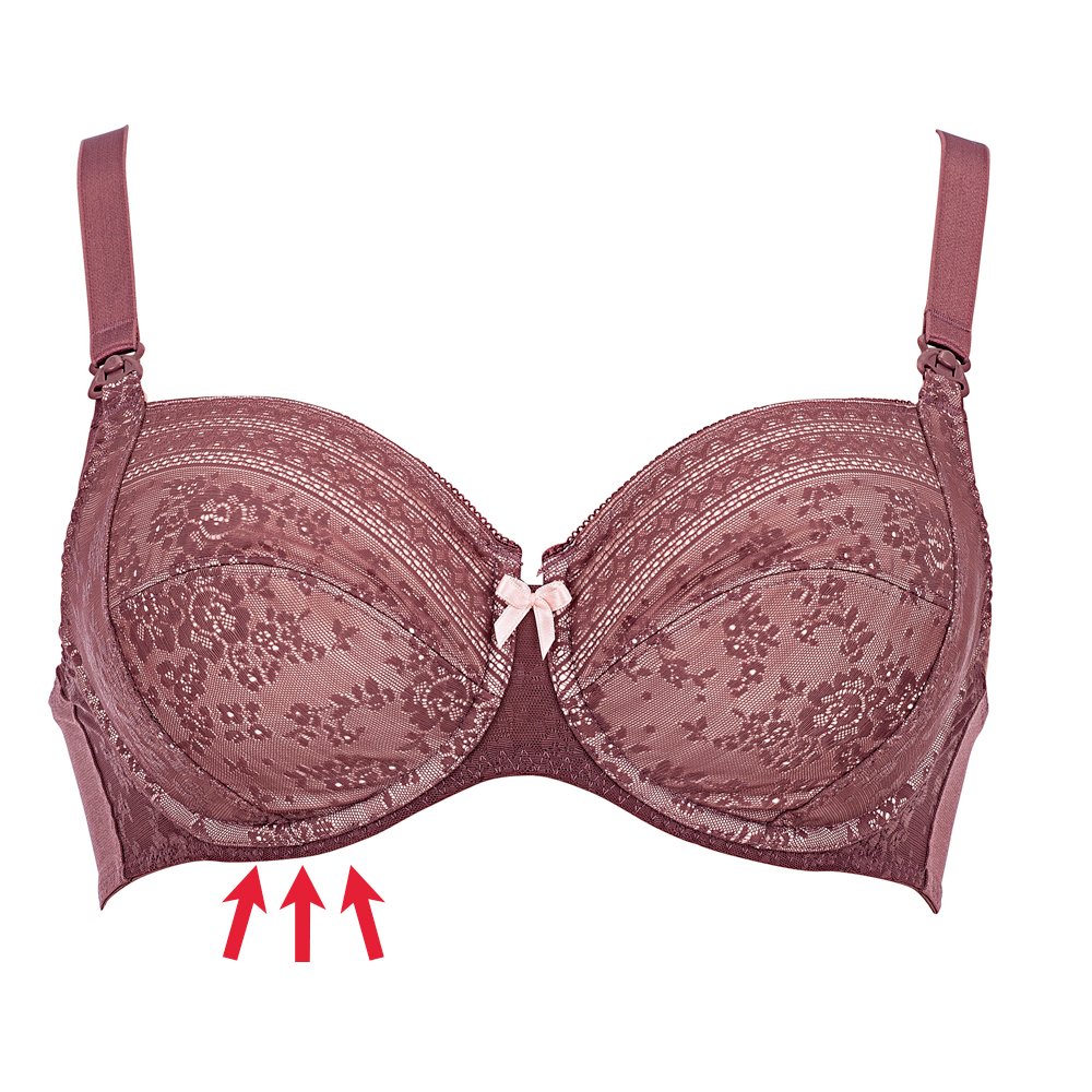 Anita Women's Underwired Lace Nursing Bra 5053 Berry 34 F, 34F - Image 3