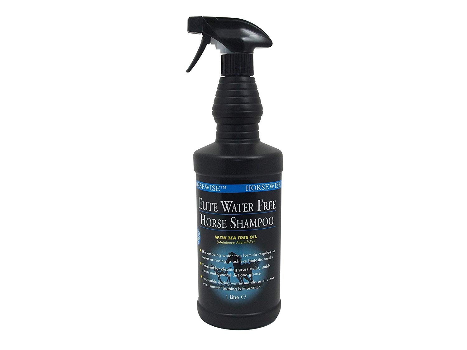 Horsewise Elite Water Free Shampoo, Clear, 1 Litre, Transparent