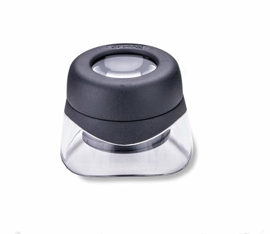 Carson Versaloupe 10x Focusing Loupe Magnifier with Transparent Stand