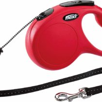 flexi New Classic Retractable Lead Cord, Medium, Red