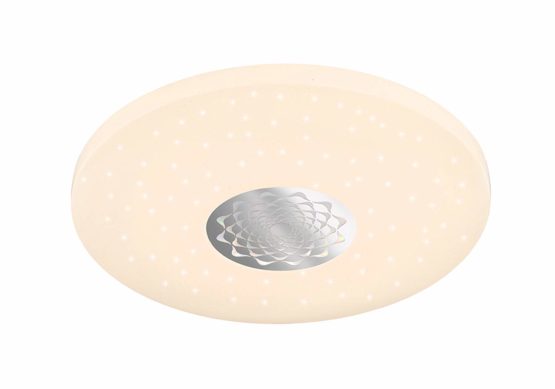 Action by Wofi 993401066000 A Ceiling Light, Plastic, 20 W, Integrated, White, 45 x 45 x 7.5 cm - Image 2