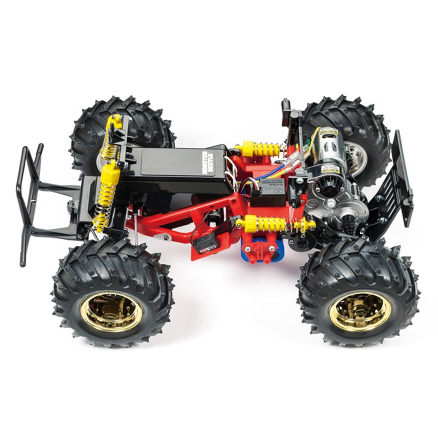Tamiya Monster Beetle 2015 RC Truck 1:10 Model Building Kit For Assembly 58618, Unpainted, 20.25 x 14.375 x 5.38 inches - Image 2