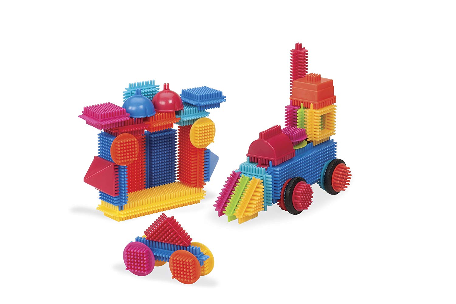 Battat, Bristle Blocks, STEM Interlocking Building Blocks, 50 Pieces Playset, Developmental Toys for Toddlers & Kids - Image 2