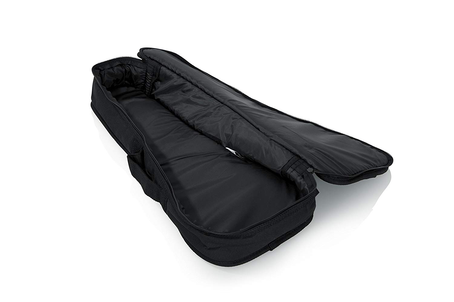 Gator Padded Gig Bag for Soprano and Concert Ukuleles, Black, Ukulélé soprano - Image 2