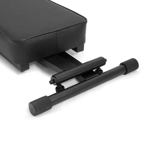 Tiger PST7-BK Keyboard Bench, Piano Stool – 4 Height Adjustable and Foldable X-Frame Seat - Image 4