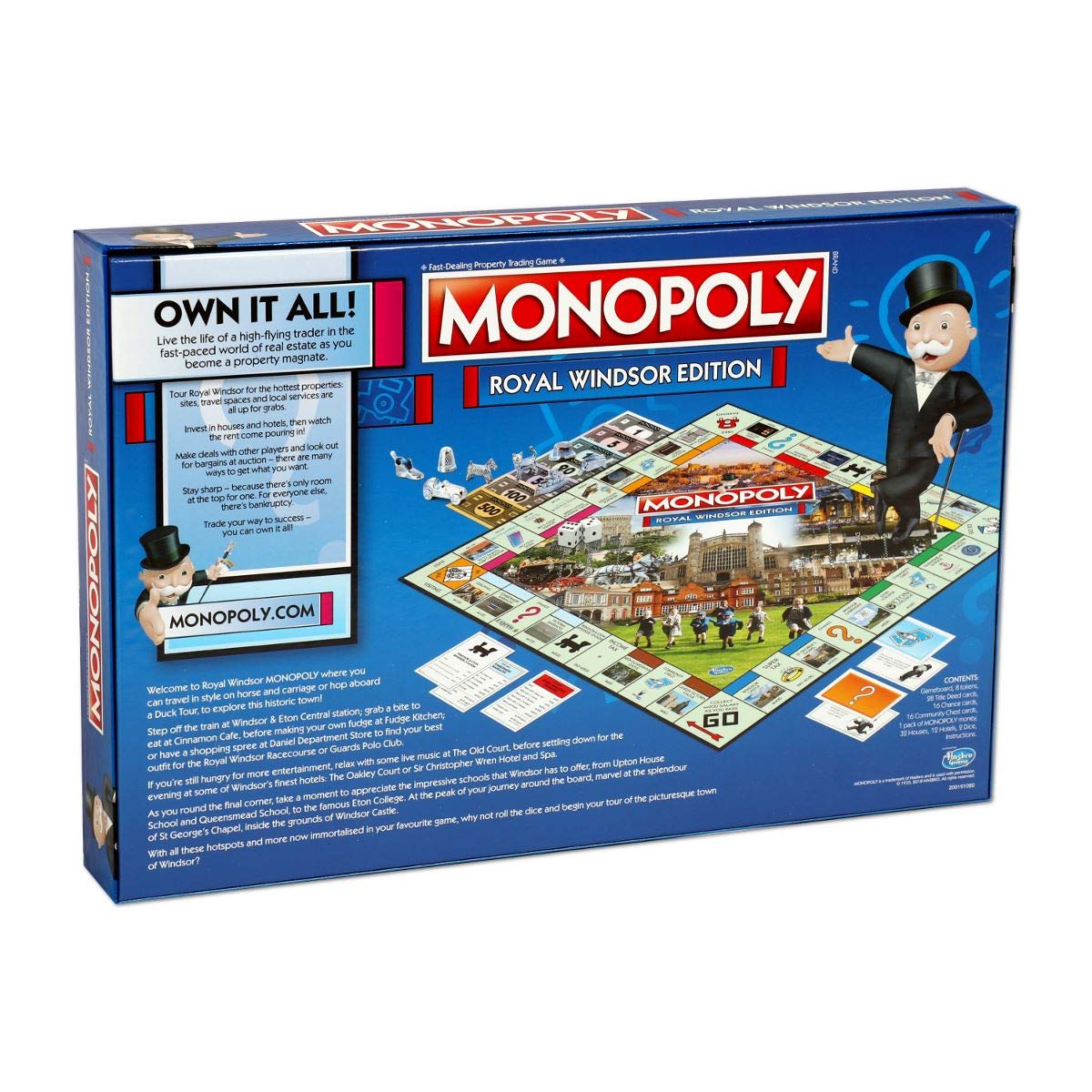 Winning Moves Royal Windsor Monopoly Board Game, Advance to the Windsor Lawn Tennis Club, Cinnamon Cafe - Image 3