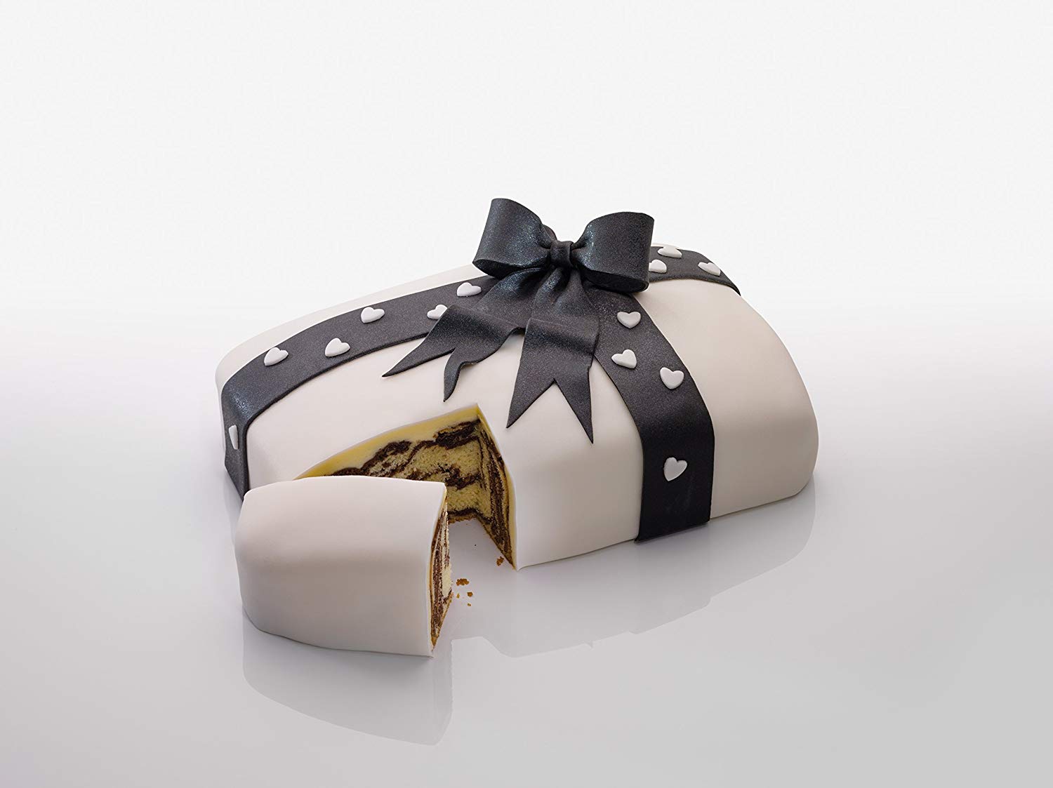 Zenker Rectangular Creme Noir Springform, Stainless Steel, Grey/Beige, 28 x 18 x 7 cm - Image 2