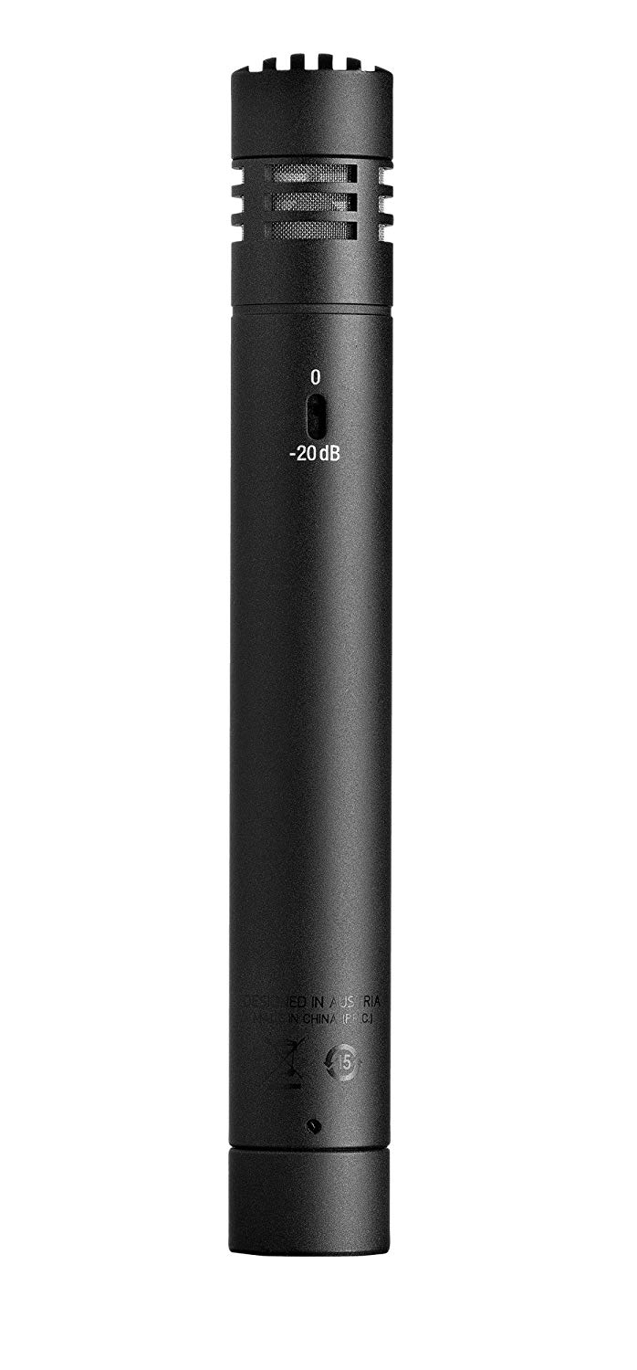AKG Perception 170 Small Diaphragm Pencil Condenser Microphone, Silver, 7.40 x 3.50 x 11.30 inches - Image 2