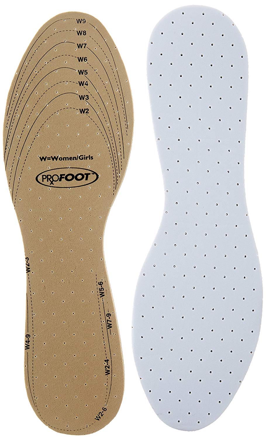 Profoot Insoles for Women Double Cushion Full Length Shoe Inserts with Extra Thick Cushioning - Image 2