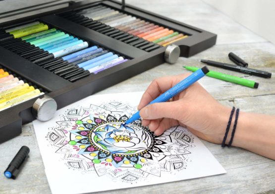 Faber-Castell Pitt Artist Wooden Box, Pack of 90 - Image 2
