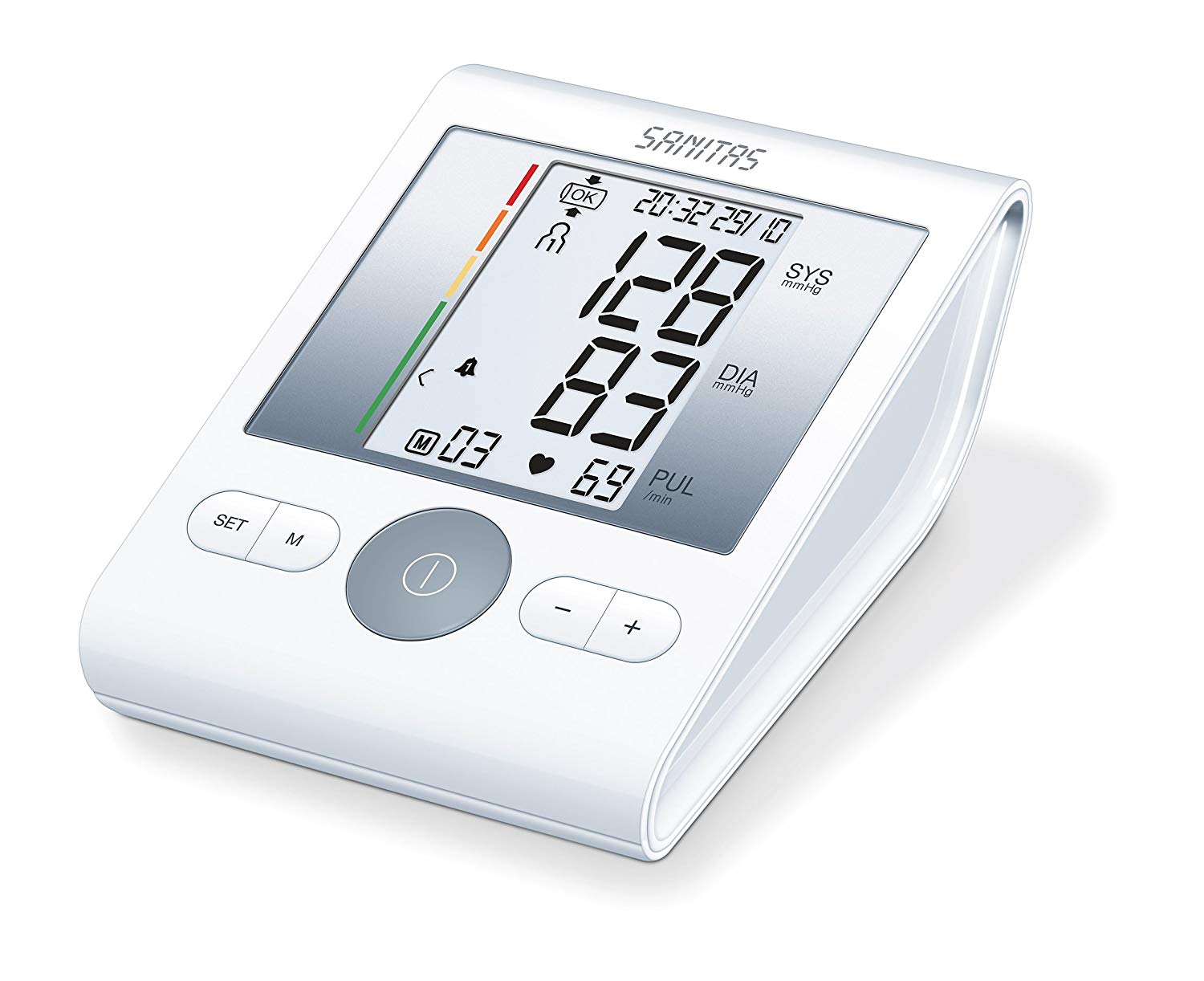 Sanitas SBM22 Upper Arm Blood Pressure Monitor, White, Medium