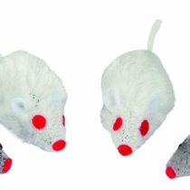 Kerbl Grey-White Mice, 5 cm, 4 Piece