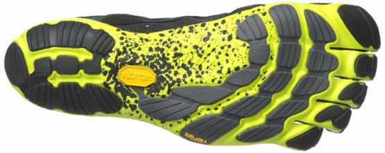 Vibram FiveFingers Men's V Running Shoes, Multicoloured (Black/Yellow), 10.5 - 11 US (44 EU) - Image 4