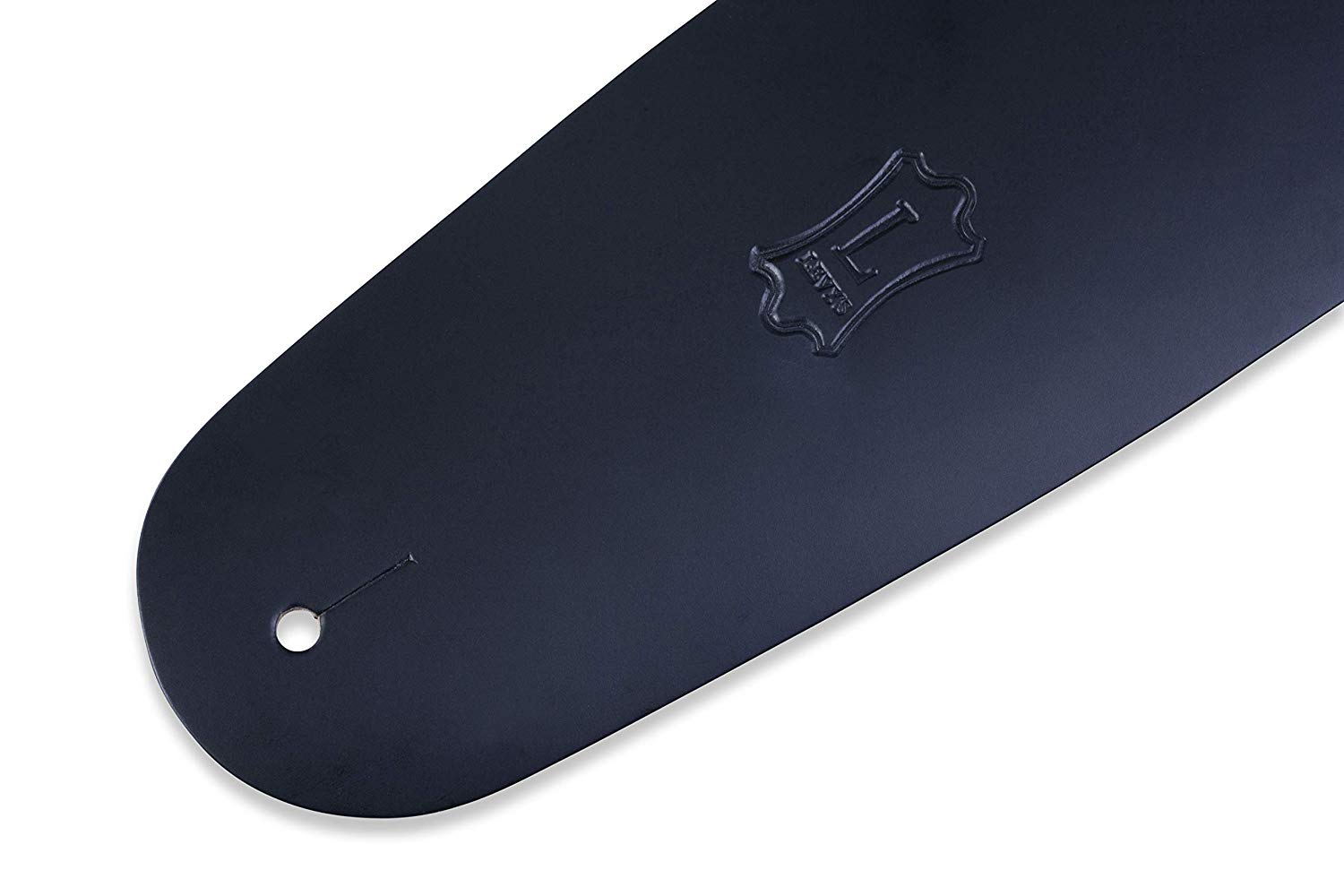 Levy's M4?BLK 3.5-inch Leather Bass Guitar Strap ? Black, 0 - Image 3