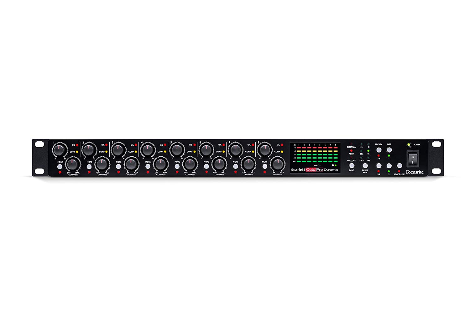 Focusrite Scarlett OctoPre Dynamic for Recording Producing, and Live Music - Image 4