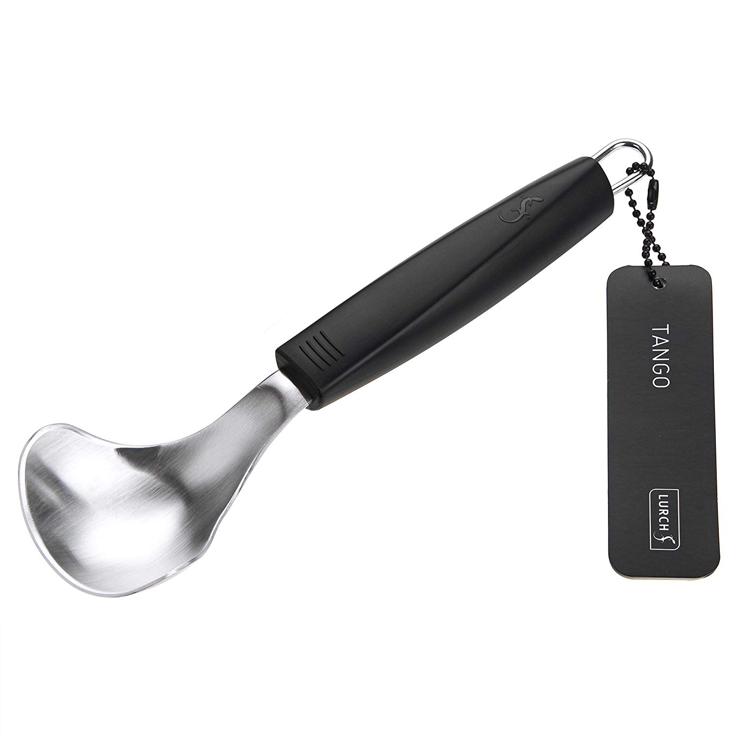 Lurch 230025 Stainless Steel Tango Ice Cream Scoop, Black, 3x6x22 cm - Image 4