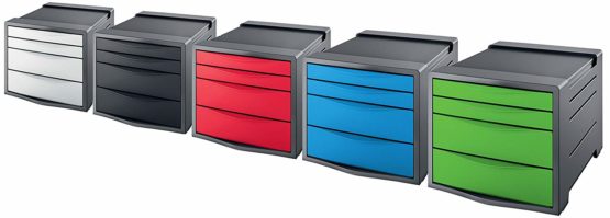 Rexel Choices, 2115612, 4 Drawer Cabinet, A4, Green - Image 2