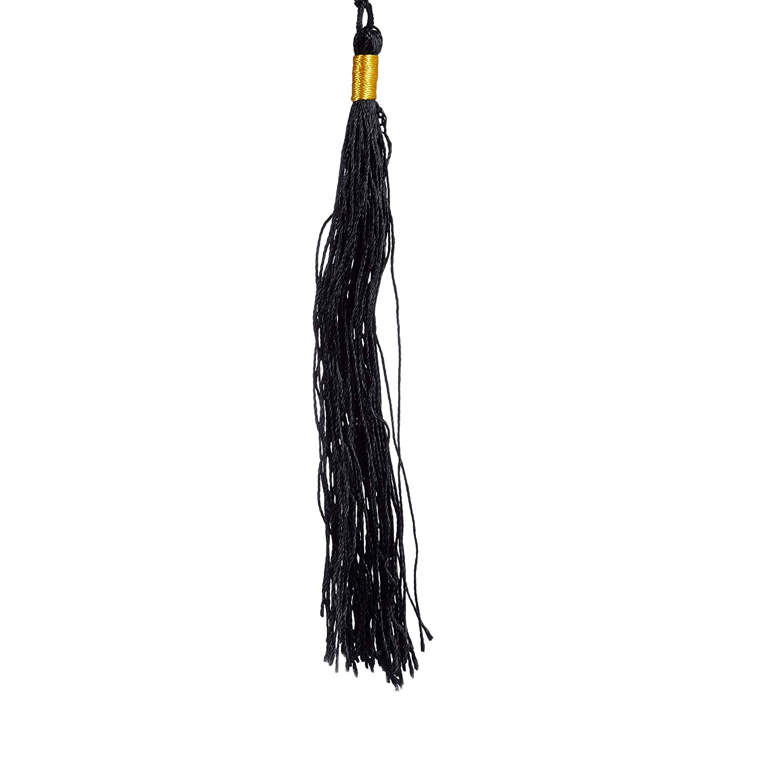 Relaxdays Graduation Cap, for University Doctorate, Costume Hats, Polyester, One Size, 12 x 28 cm, Black, 12 x 28 x 28 cm - Image 3