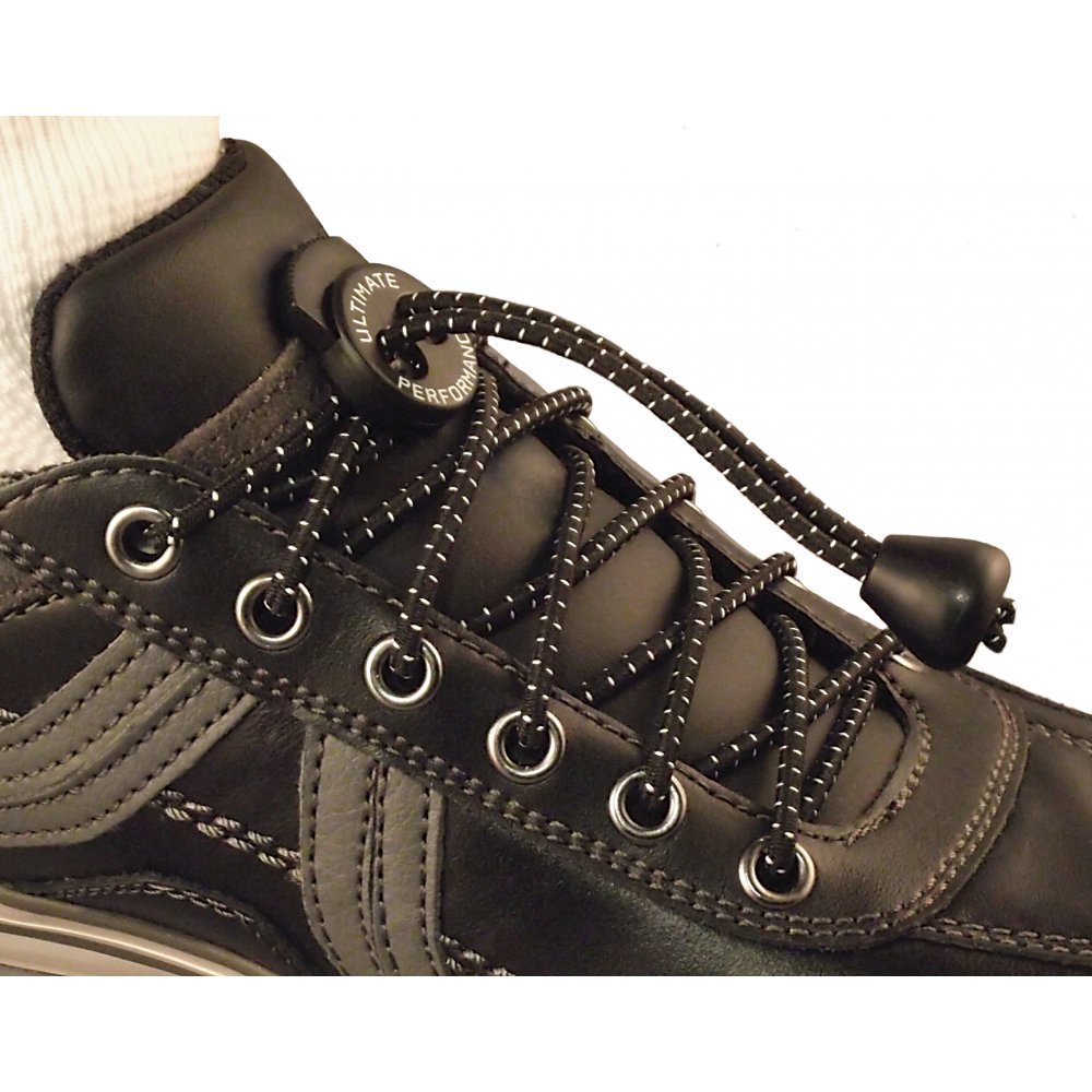 Ultimate Performance Reflective Laces, Black, One Size - Image 2