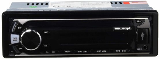 Belson BS-1502 FM/AM/MP3 Car Radio without CD Player, with USB and SD Reader, Black - Image 2