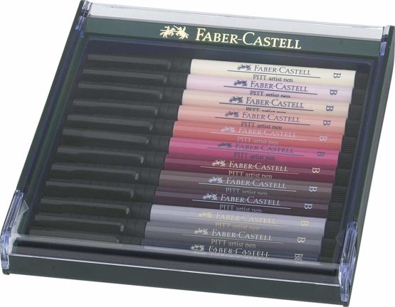 Faber-Castell Skin Tones Pitt Brush Pen (Pack of 12)