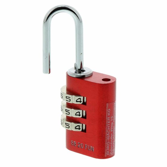 Burg-Wächter Combi 88 20 °F Sb Adjustable Combination Lock 3.2 mm Thickness 3 Digit Rollers, Assorted Colours - Image 2