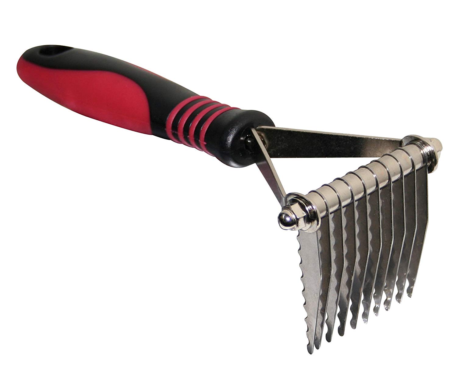 CROCI Vanity Rake Knots 10 Blades Cutter, Silver