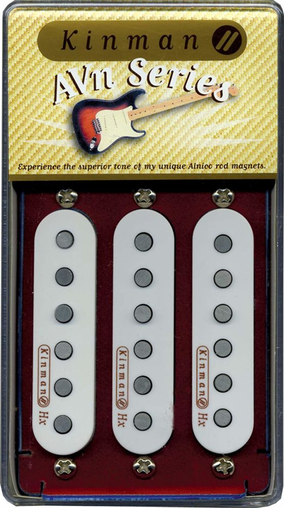 Kinman Pickup Set for Strat Impersonator 54 - Set of 3 - White - Image 2