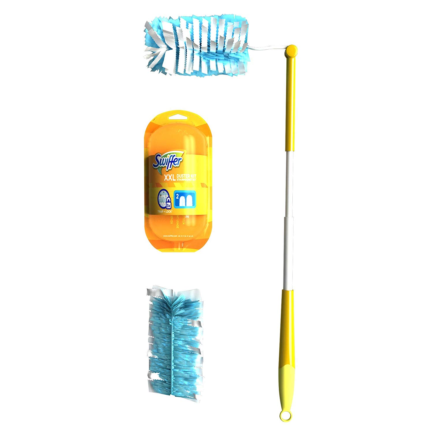 Swiffer - Feather Duster Kit with 2 Refills - Size XXL, Swiffer - Duster Duster Kit Size Xxl + 2 Refills, 3 Count (Pack of 1) - Image 2