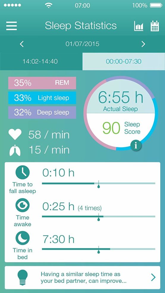 Beurer SE80UK SleepExpert Sleep Sensor with App - Image 4