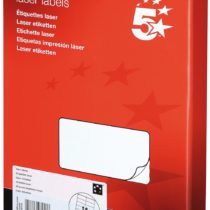 5 Star Addressing Labels Laser 14 per Sheet 99.1x38.1mm White [3500 Labels]
