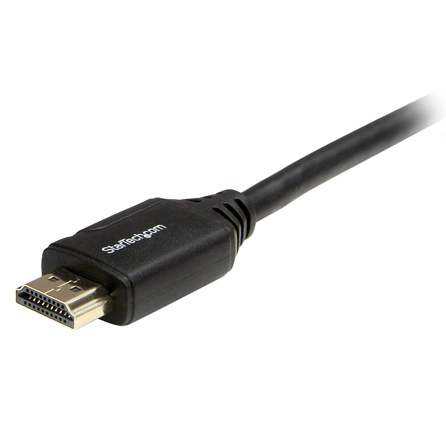 StarTech.com HDMM2MP Premium High Speed HDMI Cable with Ethernet ,Black, 4K 60Hz - 2 m (6 ft.), 6 ft/2m - Image 3