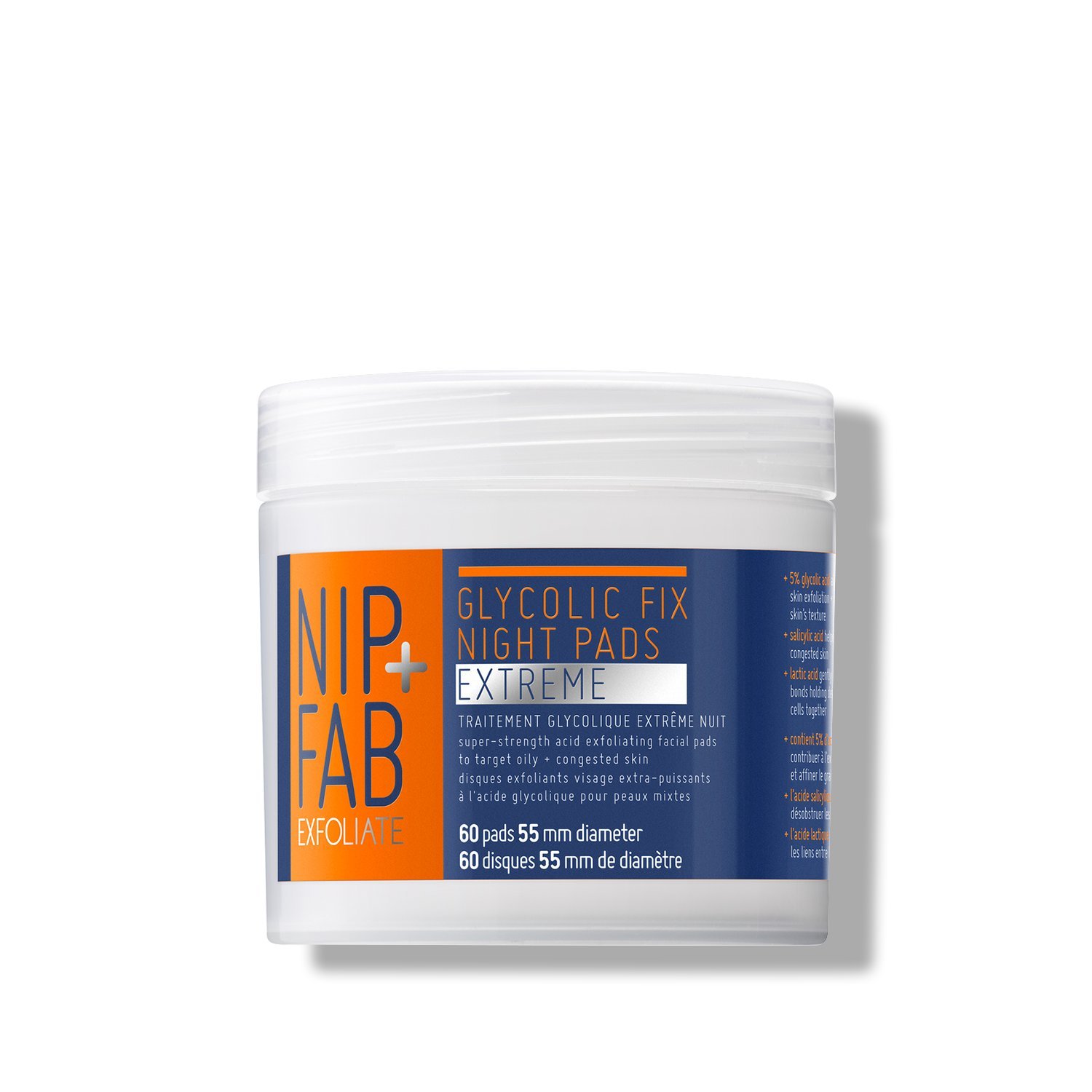 NIP + FAB Glycolic Fix Night Pads Extreme