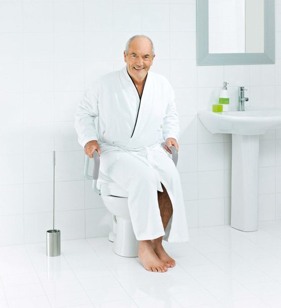Ridder A0072001 Toilet Seat Riser with Arm Rests White - Image 4