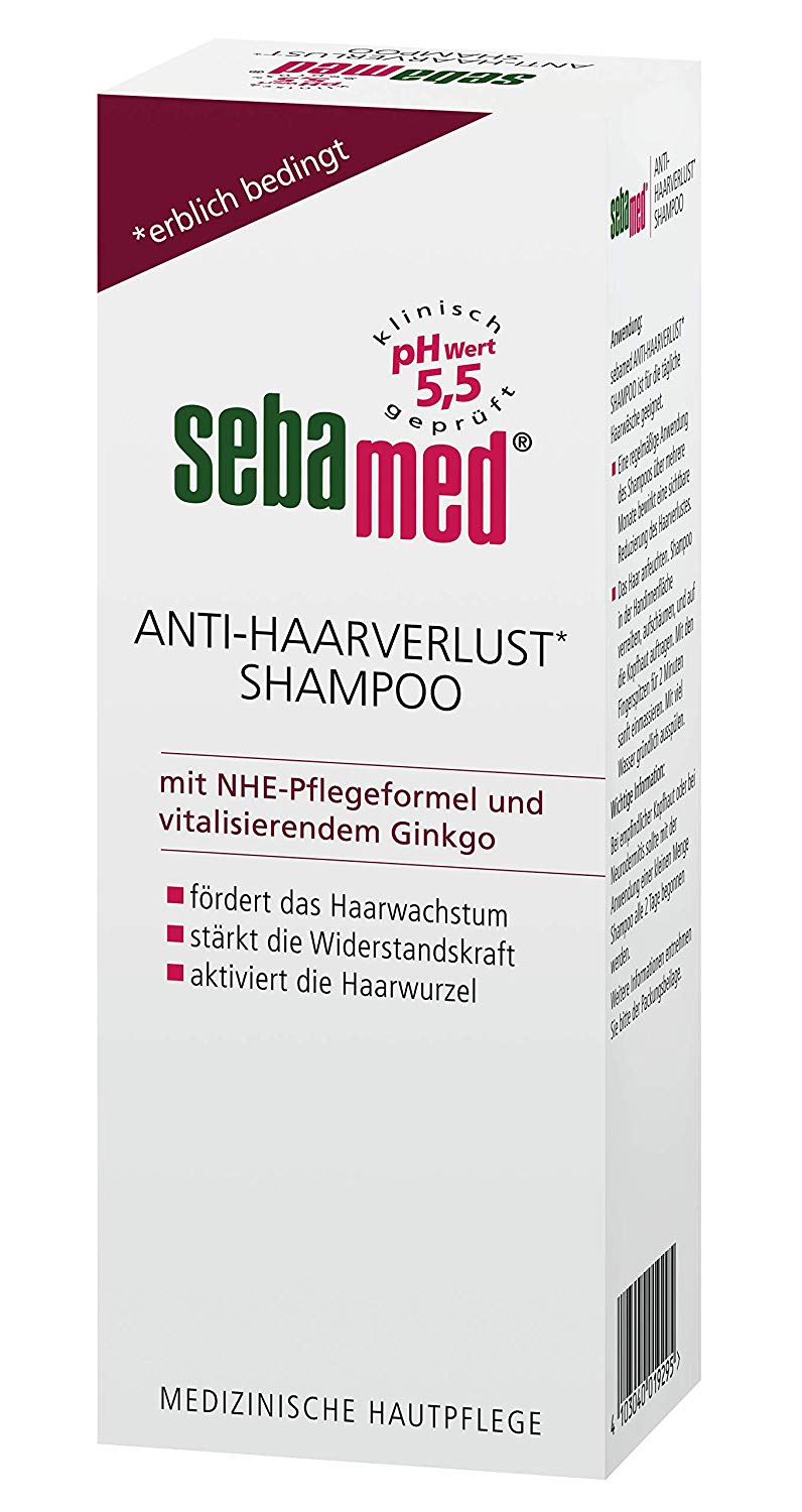 Sebamed Anti-Hair Loss Shampoo, Pack of 3 (3 x 200 ml), 200 ml (Pack of 3) - Image 4