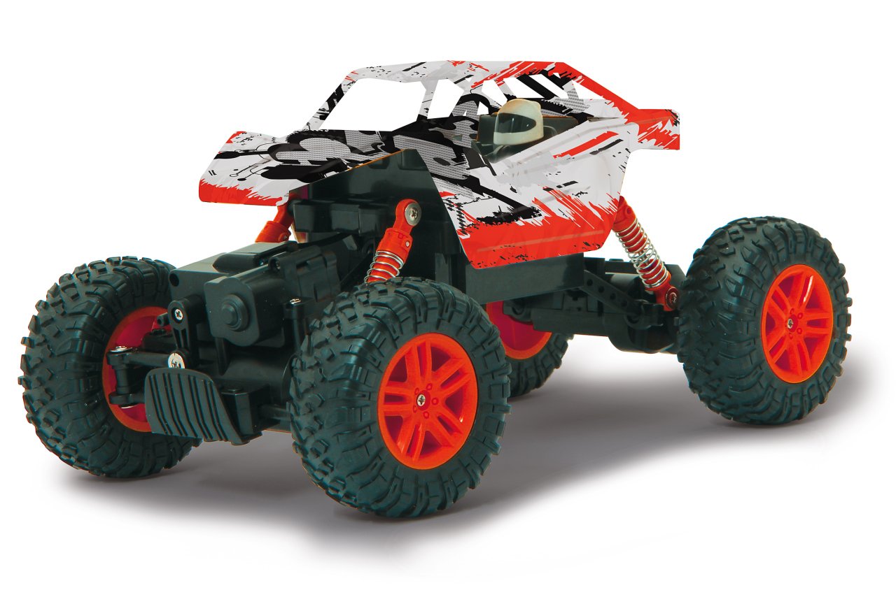 Jamara 410054 "Hillriser Crawler 4WD Remote Controlled Device Model Kit, Red, 1:18 Scale - Image 4